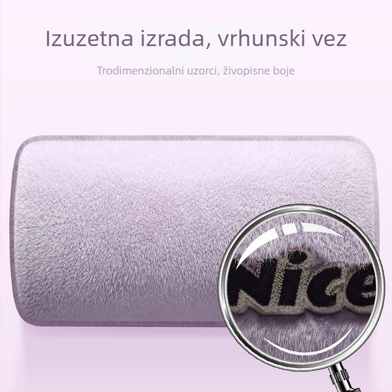 Velika boca za vruću vodu prema nacionalnom standardu, punjiva plišana, produžena, otporna na eksplozije, električni grijač za ruke, topli pokrivač