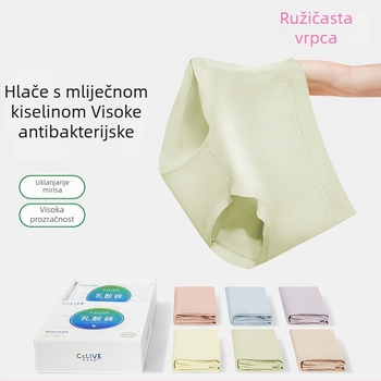 Bešavne ženske gaćice od najlona, srednji pojas, oblikuju tijelo, prozračne, antibakterijske, s pamukom u preponskom dijelu