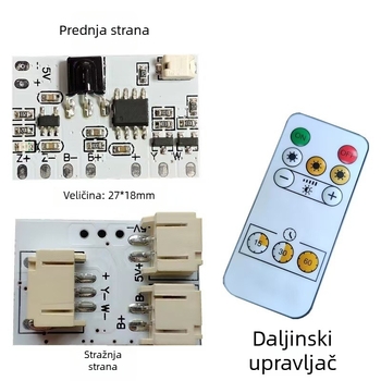 LED traka 2835 s trobojnim rasvjetom, dodirni daljinski upravljač, bešavno podešavanje jačine, dekorativni okvir za fotografiju