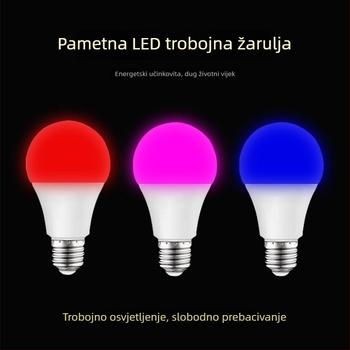 LED žarulja s E27 navojem, opcije 3/5/7/9W, dvobojna boja, trostupanjsko podešavanje jačine, 360° snop, visoka svjetlina