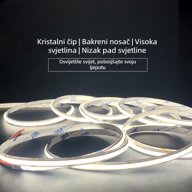 Self-adhesive LED traka 24V, niskonaponska, trobojna mijenjajuća, linearno ambijentalno osvjetljenje