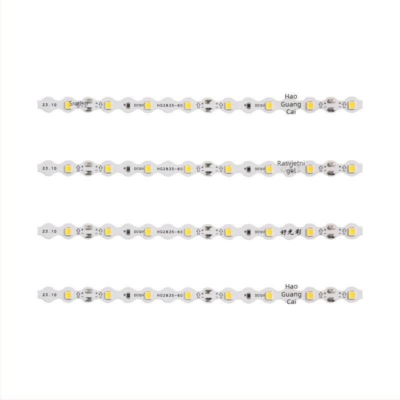 S-oblik LED traka, 12V, 60 LED, vodootporna, savitljiva, čip 2835, visoka svjetlina, 50 m rola