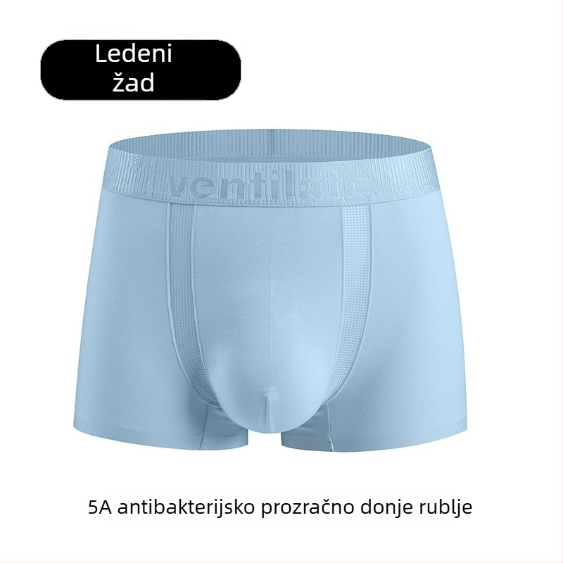 Muške gaćice od modal tkanine za ljeto, tanke boxerice, prozračne, antibakterijske, slobodan kroj, srednja veličina, jednobojne