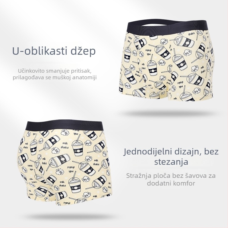60-count Modal muške bokserice, prozračne s voćnim uzorkom