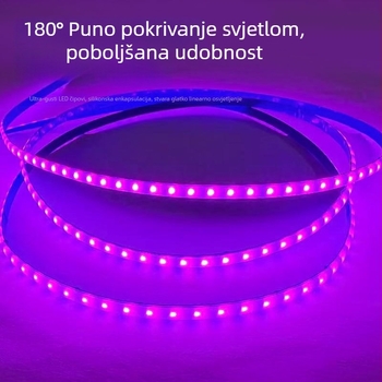 COB LED traka ultra uska, 5V, 5 mm RGB promjenjive boje, ambijentalno osvjetljenje unutrašnjosti automobila