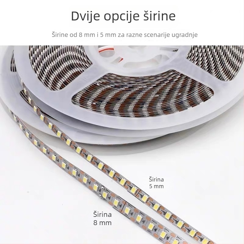 Self-adhesive LED trak za ormariće, može se rezati na segmente, ultra jako osvjetljenje za vinske ormariće i vitrine