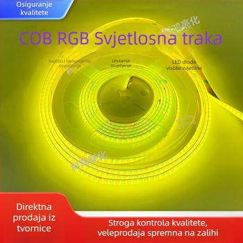 12V COB LED traka, fleksibilno RGB svjetlo za ormariće