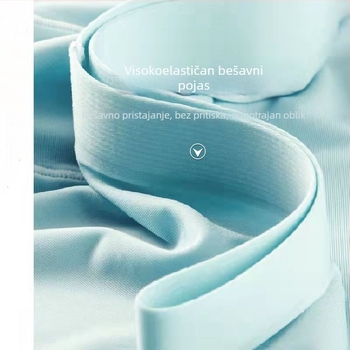 Muške bokserice Ice Silk, tanke, prozračne, srednjeg struka, jednobojne