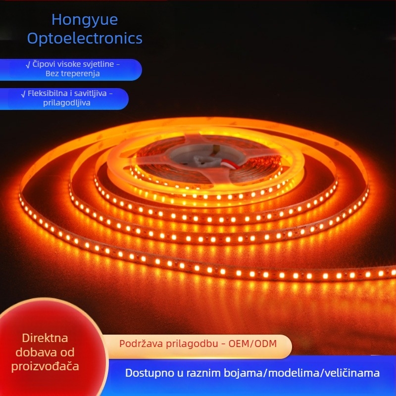 24V LED trak s 120 LED (5050), ambijentalno osvjetljenje za hotele i KTV, višebojni
