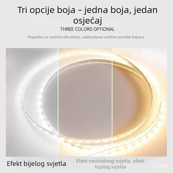 24V niskonaponska LED traka s 240 LED, dvobojna temperatura i trobojno svjetlo, spojiva s pametnim sustavom za prilagodbu jačine i boje
