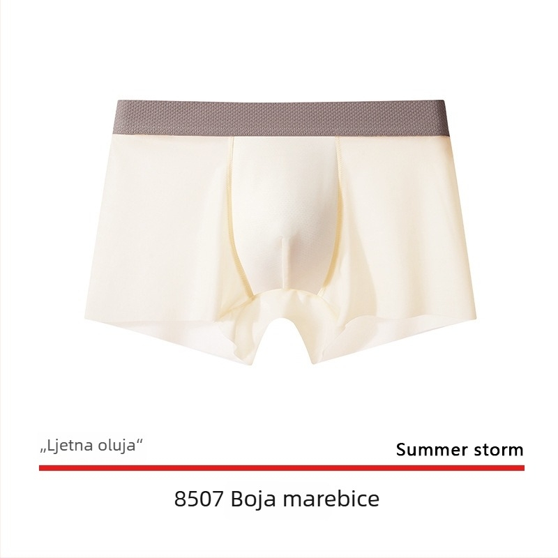 Muške bokserice od ice silk, izuzetno tanke, brzo sušeće, prozračne, bezšivne, jednobojne, velika veličina