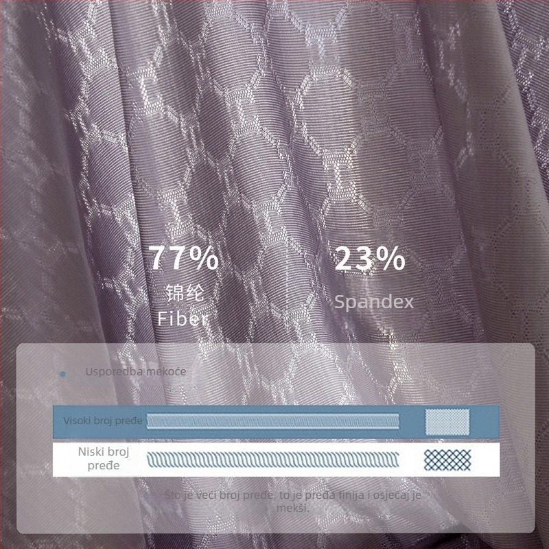 Muške bokserice Ice Silk Jacquard, ljetne, prozračne, brzo se suše, antibakterijske