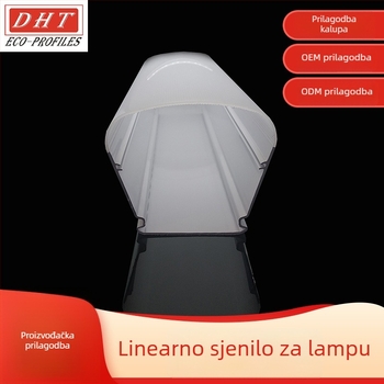 PC LED sjenilo i kućište, dvostruko koekstrudirano, PC profil obrada