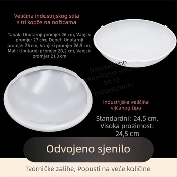 Okružni sjenilo za strop s kopčom i zakretnim rubom, anti-refleksni dizajn – rezervni dodatak za spavaću sobu i hodnik