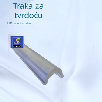 Prilagođeni ekstrudirani PMMA prozirni LED linearni abažur od akrila, visoke prozirnosti.