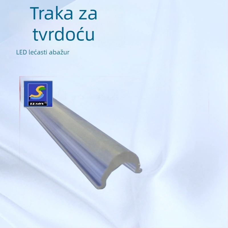 Prilagođeni ekstrudirani PMMA prozirni LED linearni abažur od akrila, visoke prozirnosti.