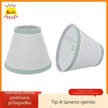 Okrugli platneni abažur za E27/E14, za zidnu i podnu lampu, DIY zamjena