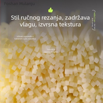 XINGHE Višestruki rezač za krumpire: julienne, ribanje, rezač za ploške, sa silikonskom pločom