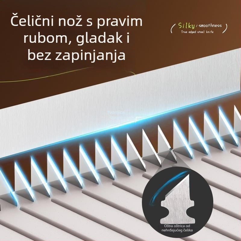 XINGHE Višestruki rezač za krumpire: julienne, ribanje, rezač za ploške, sa silikonskom pločom