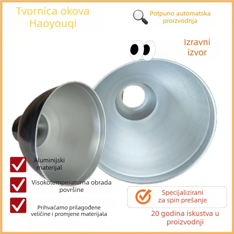 Prilagodljiv abažur i kućište lampe od bakra, aluminija, željeza i nehrđajućeg čelika za industrijsko i rudarsko osvjetljenje, s E27 utičnicom.