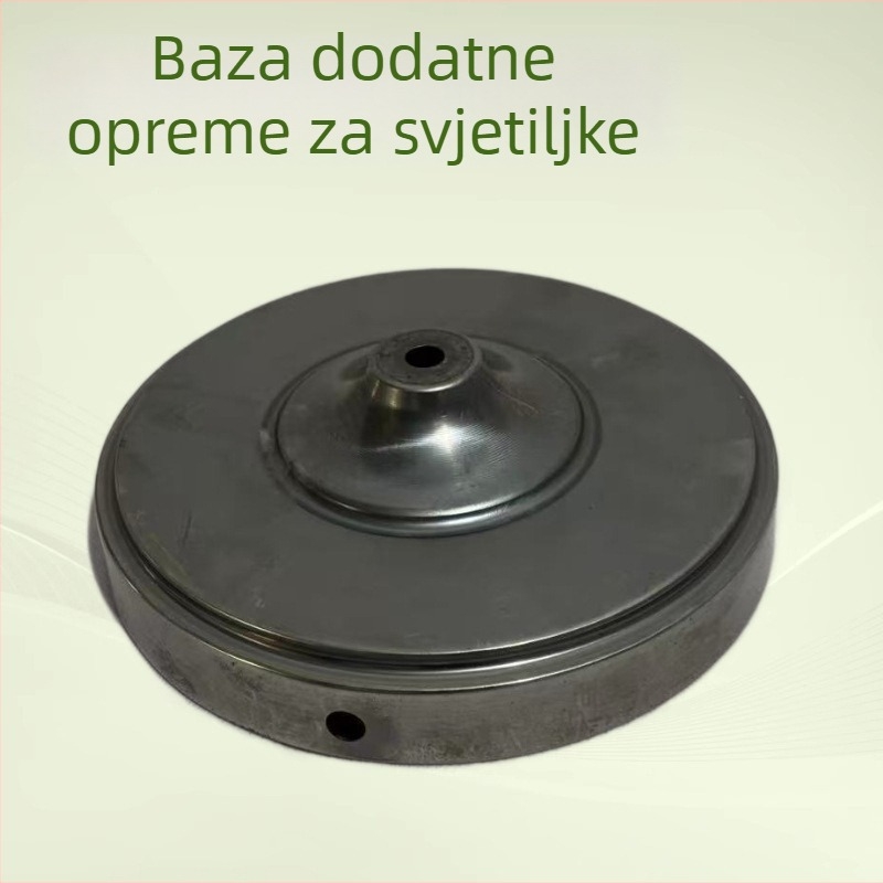 Prilagođeni željezni elementi rasvjete: baza i kućište, veličina 180×50 cm