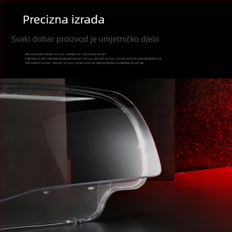 Prednji poklopac farova za BMW Serija 1 E87 (2008–2011) – PC materijal, prozirno