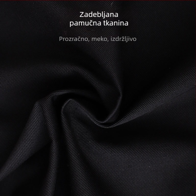 Pamukasta radna pregača s podesivim trakama, prozračna, za kućnu kuhinju i cvjećarnu