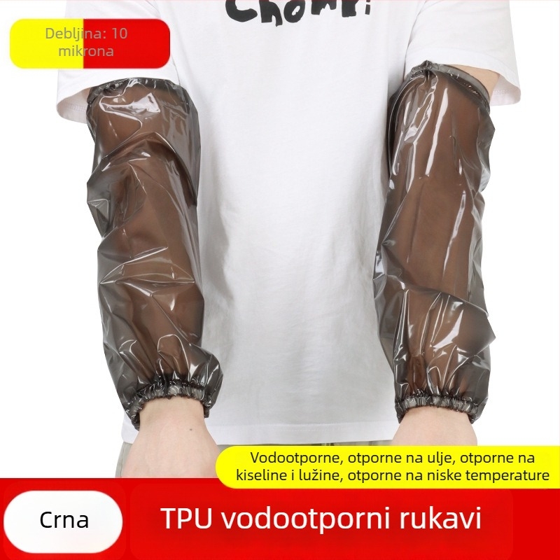 TPU vodootporni rukav za odrasle, unisex, kuhinja i prerada hrane, otporan na masnoće, hladno skladištenje