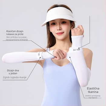 IDN Nove produžene rukave Ice Silk UPF50 UV zaštita za biciklizam, ljeto