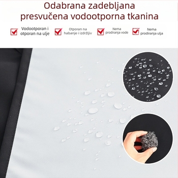 Jednobojna vodootporna i otporna na masnoće pregača za kućnu kuhinju i catering, unisex, s prilagođenim logotipom