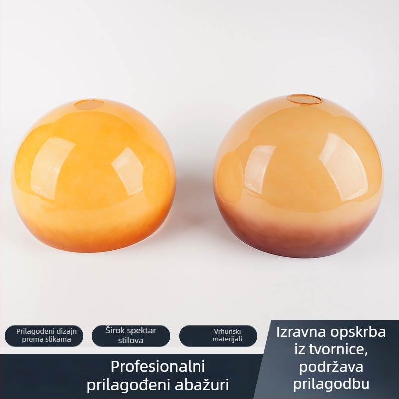 Stakleni abažur lampe, sprejom u više boja, model Xc6666; pogodan za stolnu lampu, stojeću lampu i lustru