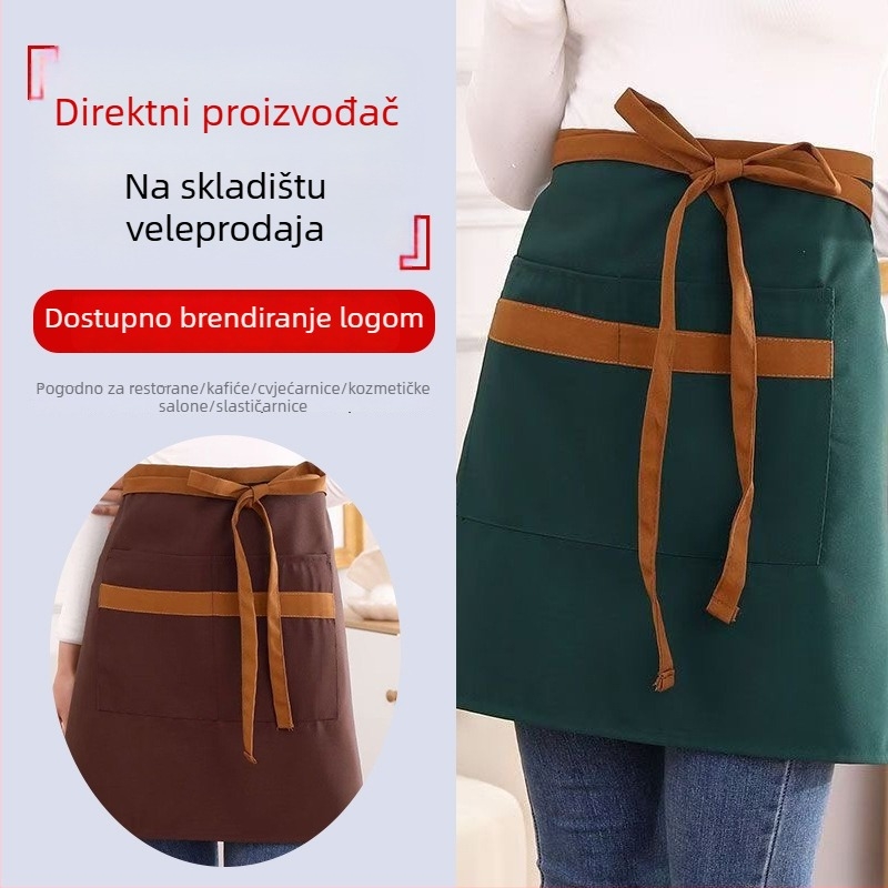 Ženski kuhinjski prsluk, vodootporan i otporan na masnoće, deblji kroj, za kućnu upotrebu