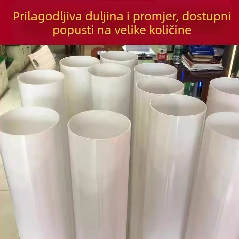 Vanjski akrilni abažur za kvadratni stup i cilindričnu svjetiljku, vodootporan, ne požuti, osvjetljenje dvorišta i krajobraza