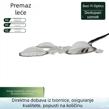 LED optička leća za vanjsku zidnu svjetiljku, konveksna akrilna leća za ulično osvjetljenje