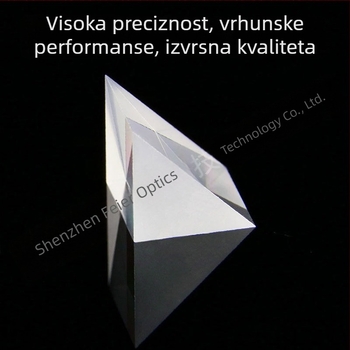 Spektroskopijski prizmi i prizmi za spajanje boja, staklene leće u potpunom rasponu veličina