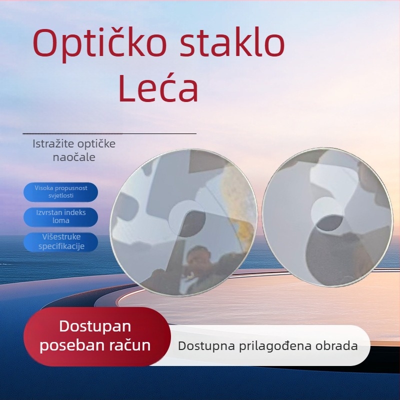 Prilagođena planokonveksna optička leća za ručnu lampu – visoko definicijsko povećanje