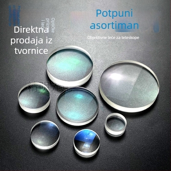 Objektiv cilja za nišan, lijepljeni objektiv za dalekozor, achromatski konveksni objektiv za prikaz, optičko staklo