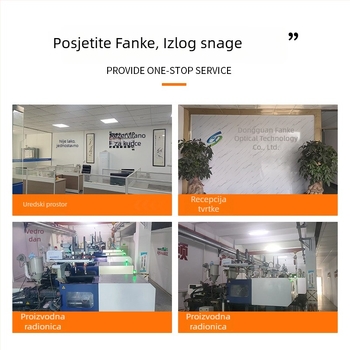 Svjetiljka s Fresnelovim lećama i LED lećom, teleskop, žarišna duljina 21 mm, promjer za izrez