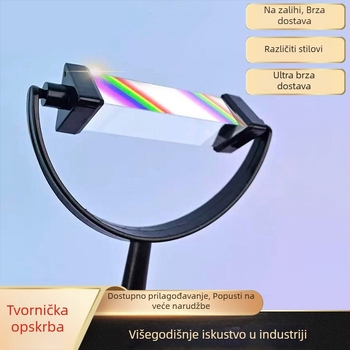 Optička trokutasta prizma sa staklenom lećom, fotografijski rekviziti, trokutasti kalidoskop, didaktički pribor za optiku