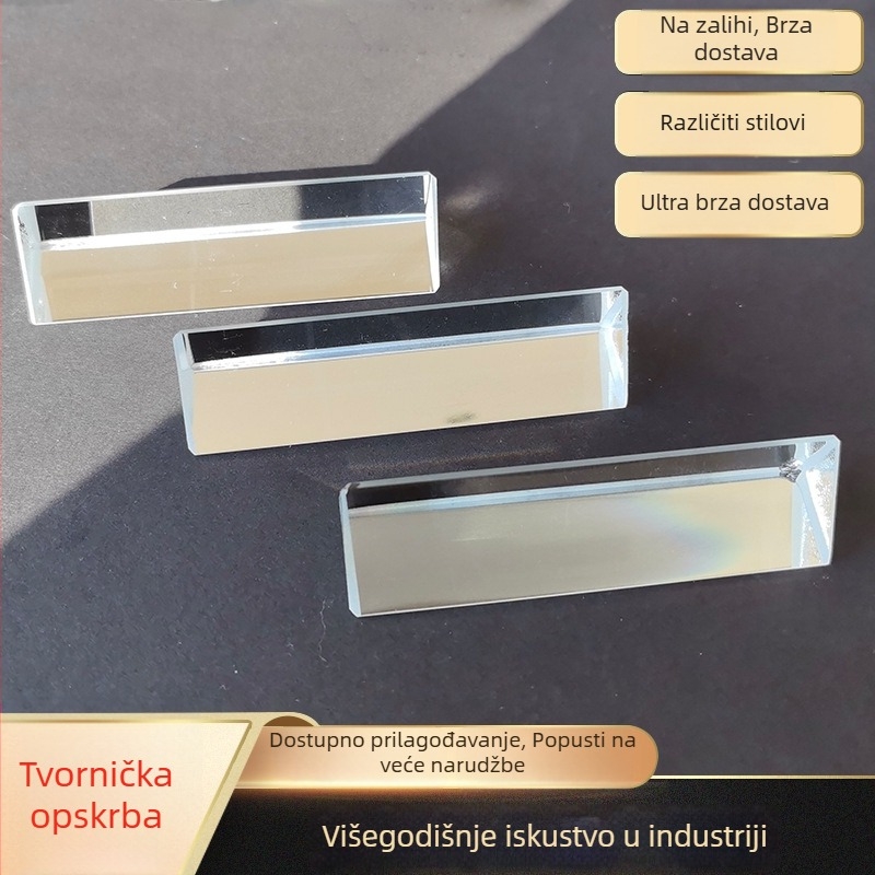 Optička trokutasta prizma sa staklenom lećom, fotografijski rekviziti, trokutasti kalidoskop, didaktički pribor za optiku