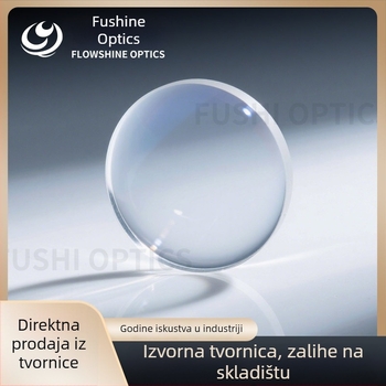 Plano-konveksna leća, konveksna leća, K9 kvarc safir, fluorokalcit, cinkselenid i druge optičke leće
