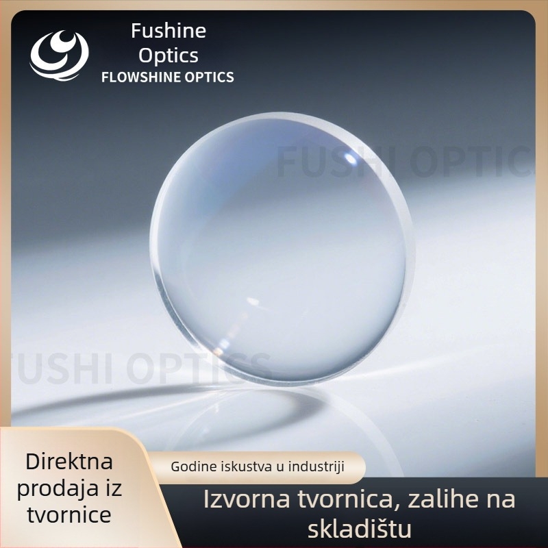 Plano-konveksna leća, konveksna leća, K9 kvarc safir, fluorokalcit, cinkselenid i druge optičke leće