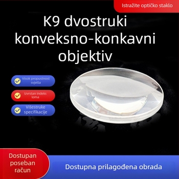 Optičko staklo, dvostrano konveksna leća, 3–100 mm, HD, K9, povećalo za nakit