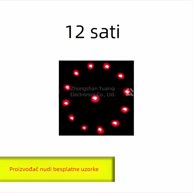 Leća s uzorkom rešetke za mjerač temperature, 8- i 12-točkovni uzorak