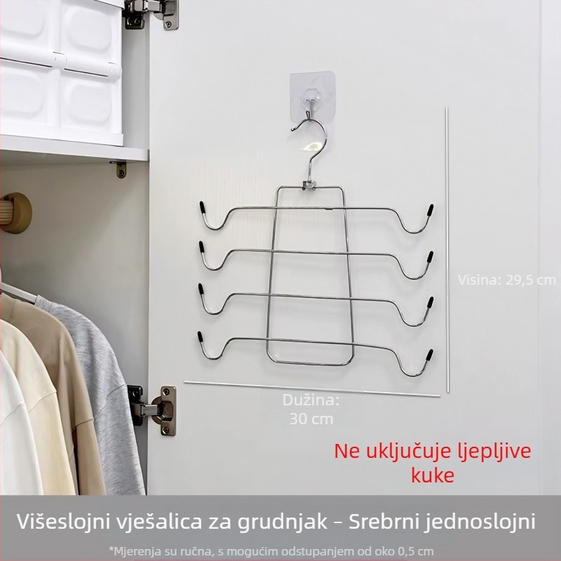 Višenamjenski organizator grudnjaka i topova za garderobu