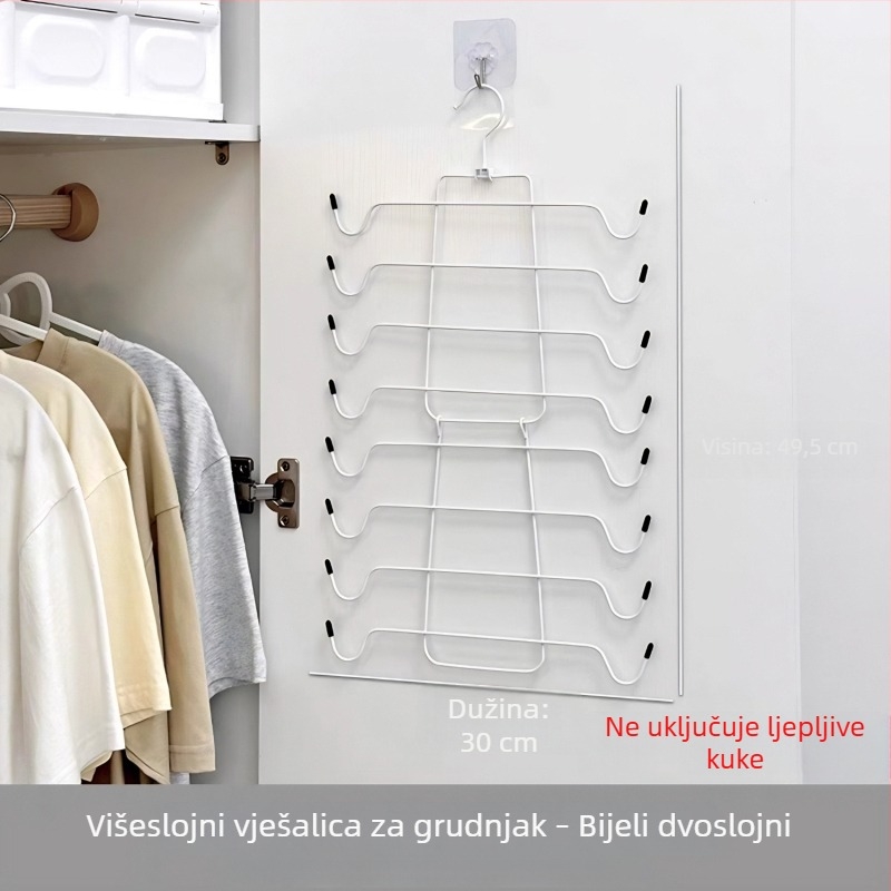 Višenamjenski organizator grudnjaka i topova za garderobu