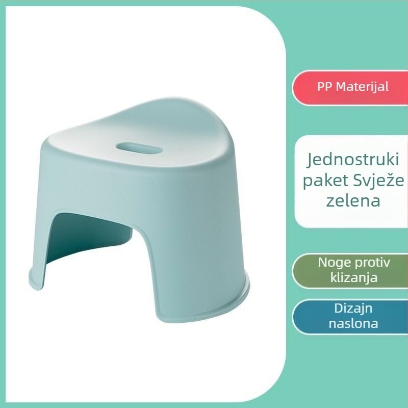 Camellia plastična dječja stolica s naslonom u obliku crtića – ekstra debela, izdržljiva, otporna na padove, za dječju blagovaonu i dnevnu sobu