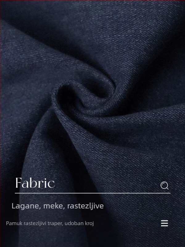 Ženske hlače od traperica visokog struka, uski straight kroj, cropped duljine 9/10, elastični denim, za sitnije figure, proljeće 2026