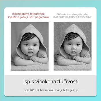 Mini pisač naljepnica za školu — termalno ispis fotografija zadataka za domaću zadaću