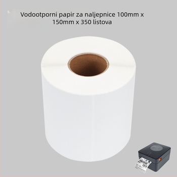 Termalni papir za etikete 40 × 30 mm, 200 listova, s trostranom zaštitom